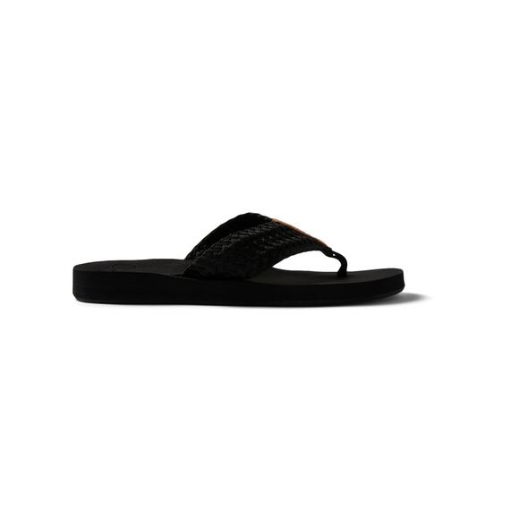 Reef womens Cushion Threads Flip Flop, Black, 5 US # 112 - Picture 4 of 7